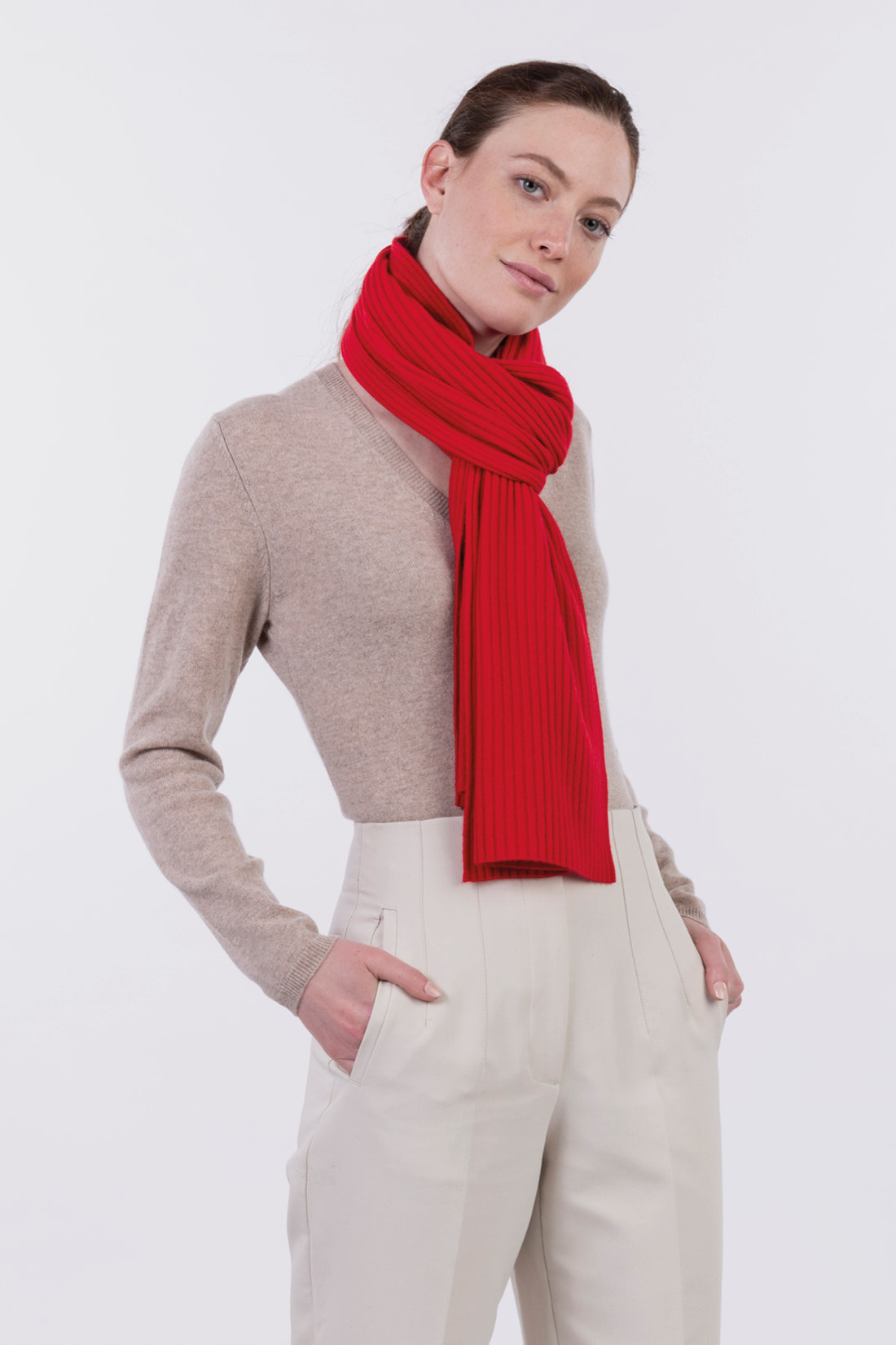 Sciarpa a coste 180x35