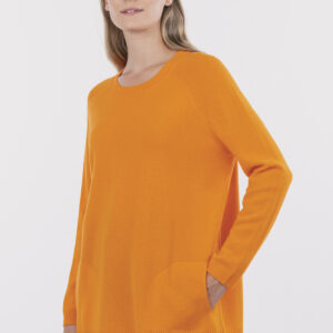 Pullover over tasche laterali