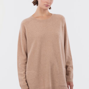 Pullover over tasche laterali