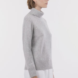 Collo alto pesante baby cashmere