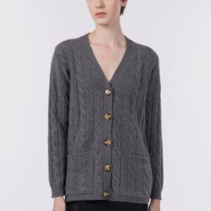Cardigan a trecce