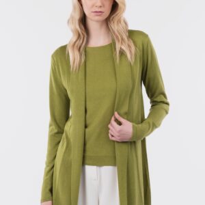 Cardigan sciallato