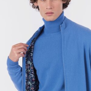Cardigan zip foderato