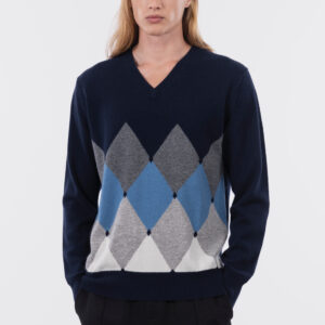 Pullover a rombi
