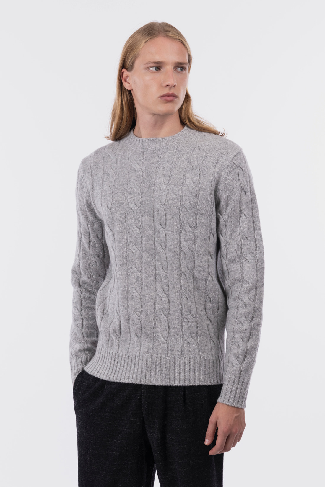 Pull trecce pesante