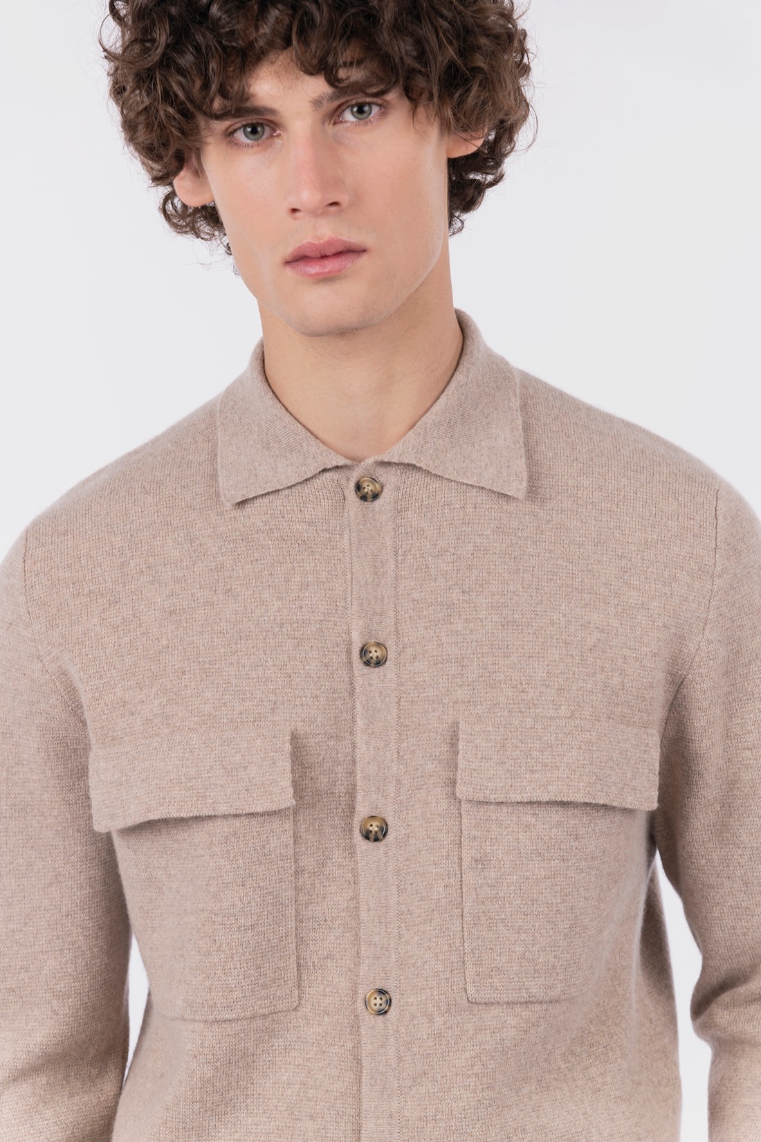 Giacca camicia con tasche - immagine 3