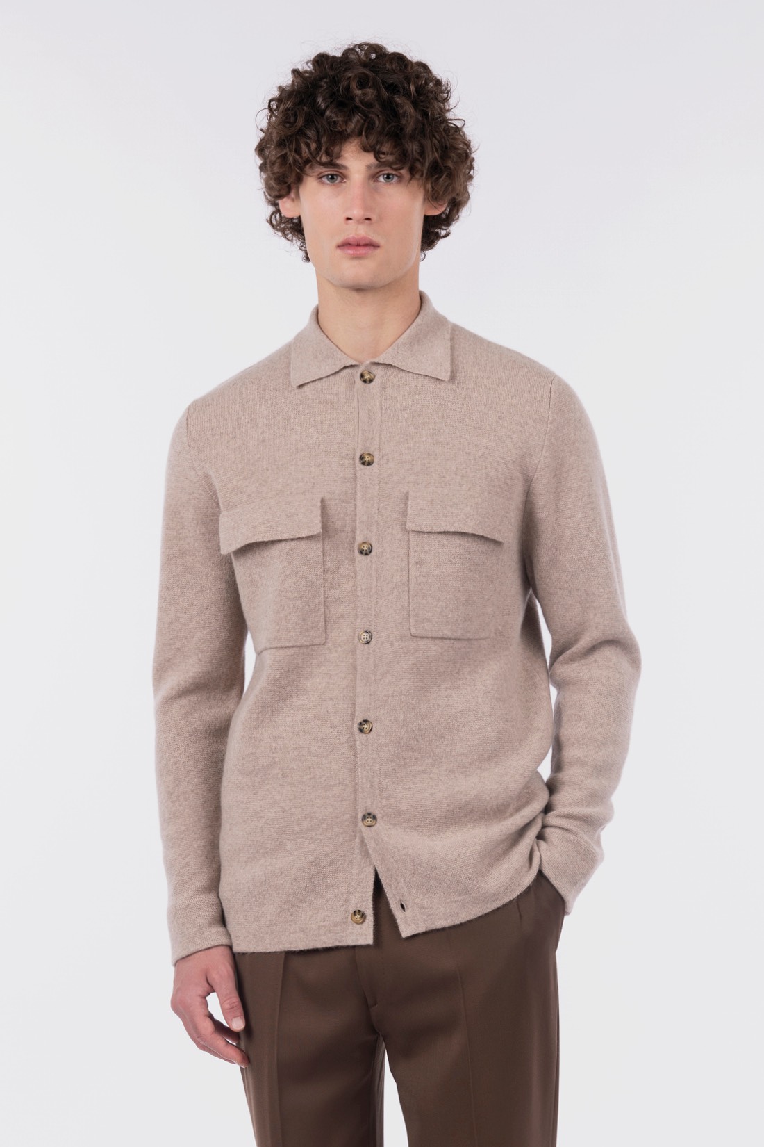 Giacca camicia con tasche