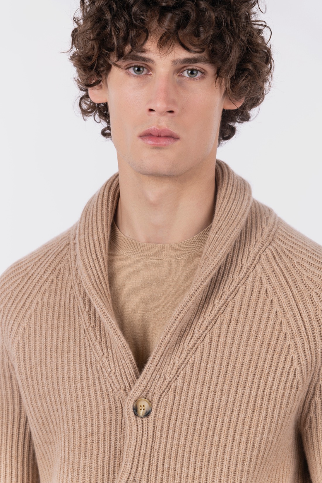 Cardigan collo sciallato - immagine 3