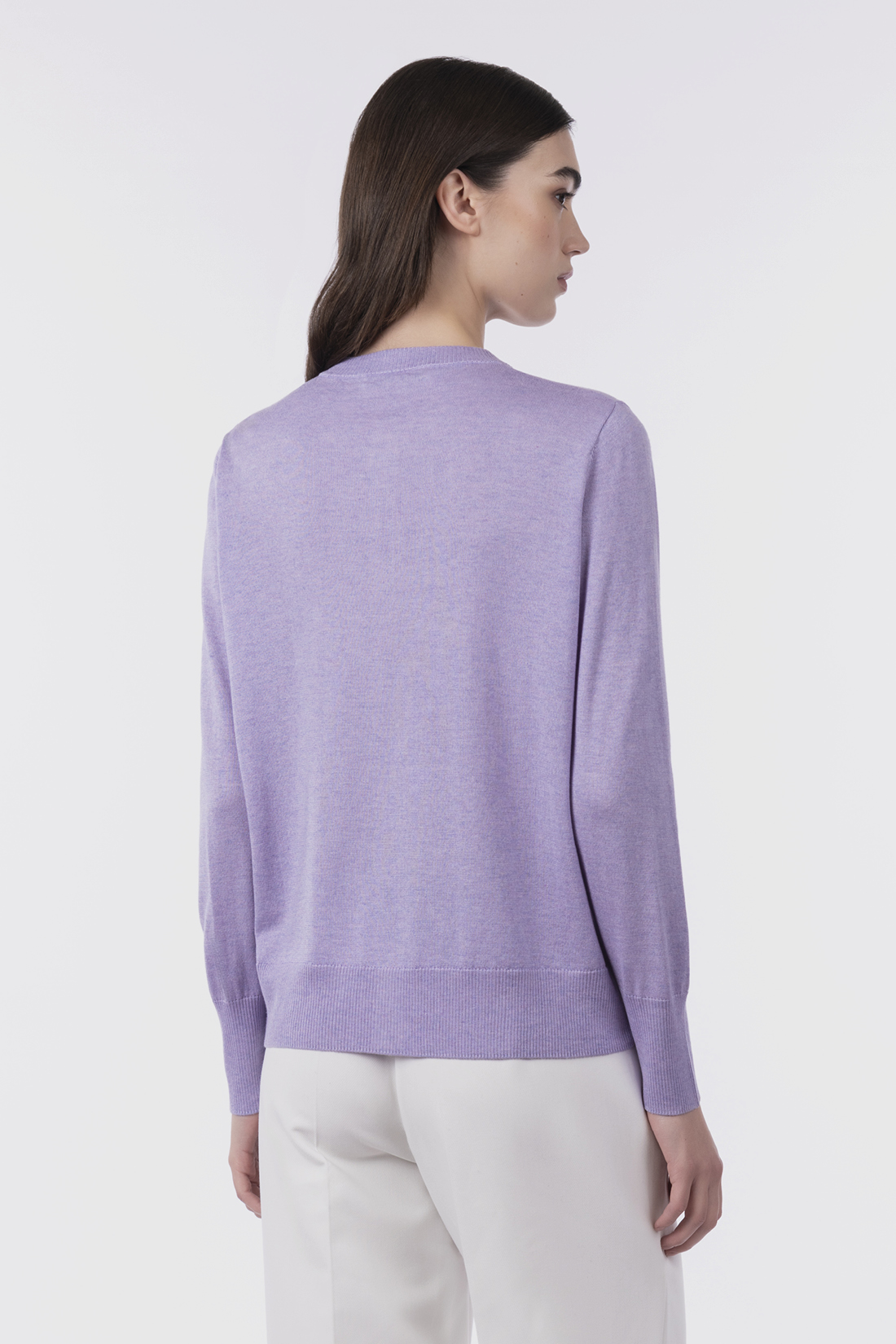 Cardigan girocollo basico - immagine 2