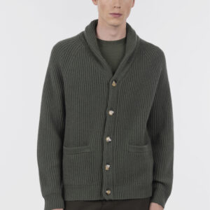 Cardigan collo sciallato