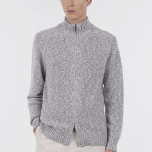 Cardigan zip melange